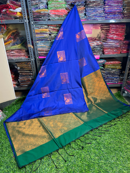 Authentic Kanjivaram Silk Sarees - Nivnyaa Fashion