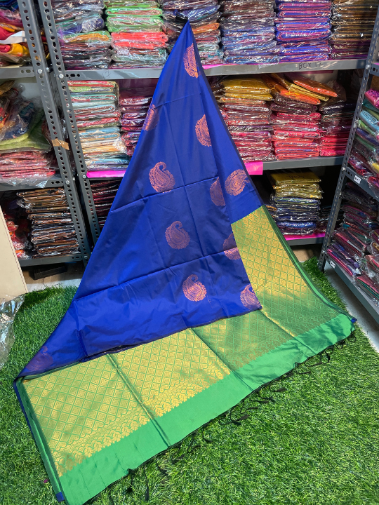 Authentic Kanjivaram Silk Sarees - Nivnyaa Fashion